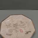 BLUE PANDA Bachelorette Party Plates - Kiss the Miss Goodbye, Rose Gold, 48 Count