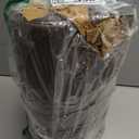 Color&Geometry Anti Fatigue Cushion Padded Kitchen Mat for Floor - 17x29+17x59,Easy Clean, Waterproof & Oil Proof, Anti Slip, Foam Rubber Runner Rug for Front Sink Comfort Standing, Brown Set of 2