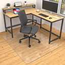 LeapYouth Large Office Chair Mat for Hardwood Floors - 48"60" Anti-Slip Desk Chair Mat for Rolling Chairs - Heavy Duty Floor Protector for Home Office - Easy Clean and Flat Without Curling, 48"x60"