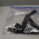 PATIKIL Towel Bands, 4 Pack Elastic Beach Chair Towel Clips Windproof Towel Holder Silicone Rubber Bands Straps for Beach Pool Cruise Chairs, Black