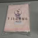 YiLUOMO Polka Dot Pink Hand Towel Set of 2 Super Soft 100% Cotton Muslin & Terry Highly Absorbent Lavender Embroidered Decorative Hand Towels for Bathroom