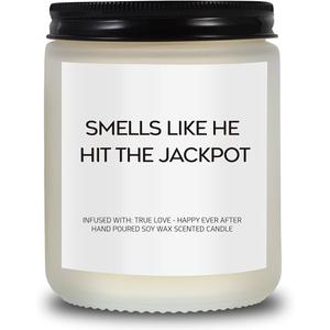 Bridal Shower Gifts for Bride 2025, Bride to Be Engagement Gift for Couples Women, Funny Wedding Lavender Candles