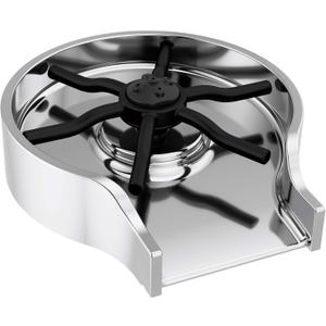 Delta Chrome Metal Glass Rinser for Kitchen Sink, Cup Washer for Sink, Bottle Washer, Chrome GR250