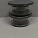 M MCIRCO 8-Pack Glass Food Storage Containers Set, Round Containers with Lids, 7, 4, 2 & 1-Cup, Microwave Dishwasher Friendly, BPA-Free Meal Prep Containers