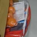 Large Basketball Sport Pop Up Ball Tent with Basketball Hoop and 20 Soft Balls for Toddler Kids, Folds for Easy Storage