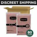 Depend Fresh Protection Adult Diapers, Incontinence & Postpartum Bladder Leak Underwear for Women, Disposable, Maximum, Small, Blush, 80 Count (2 Packs of 40) 