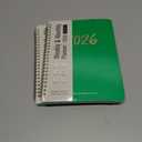 2 x 2026 Planner, Weekly and Monthly Planner for Women, January 2026 - December 2026, Hardcover 2026 Calendar Planner Book with Tabs, Inner Pocket, Spiral Bound, Perfect for Office Home School Supplies - A5 (6.3" x 8.5"), Racing Green