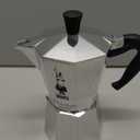 Bialetti - Moka Express: Iconic Stovetop Espresso Maker, Makes Real Italian Coffee, Moka Pot 1 Cup (2 Oz - 60 Ml), Aluminium, Silver