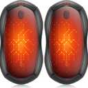 Hand Warmers Rechargeable, Electric Hand Warmers 2 Pack with Smart Chips Long Safe Heat, Portable Pocket Heater, Gifts for Christmas, Golf, Camping, Hunting, Stocking Stuffers