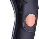 DonJoy Lateral J Patella Knee Support Brace with Hinge: Drytex, Left Leg, Medium