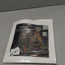 YEAHOME Christmas Tree Topper, Silver Glittered Hollow 7-Point Star Tree Topper, Lighted Wire Star with 20 LED Lights for Christmas Treetop, Xmas Tree Topper with Timer, Christmas Tree Decorations