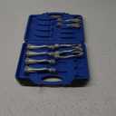 9pc Common Rail Injection Fuel Line Socket Set 12 Point Injector Fuel Line Socket 1/2" Dr 12mm 14mm 16mm 17mm 18mm 19mm 21mm 22mm 24mm Removal Temperature Sensors Thermo Switches