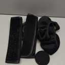 CAR PASS 11 PCS Bling Diamond Car Accessories for Women, Sparkly Rhinestone Steering Wheel Cover, Bling Seat Belt Cushion, Glitter Shift Knob Cover, Car Cup Holder Coaster, Cute Interior Sets Black