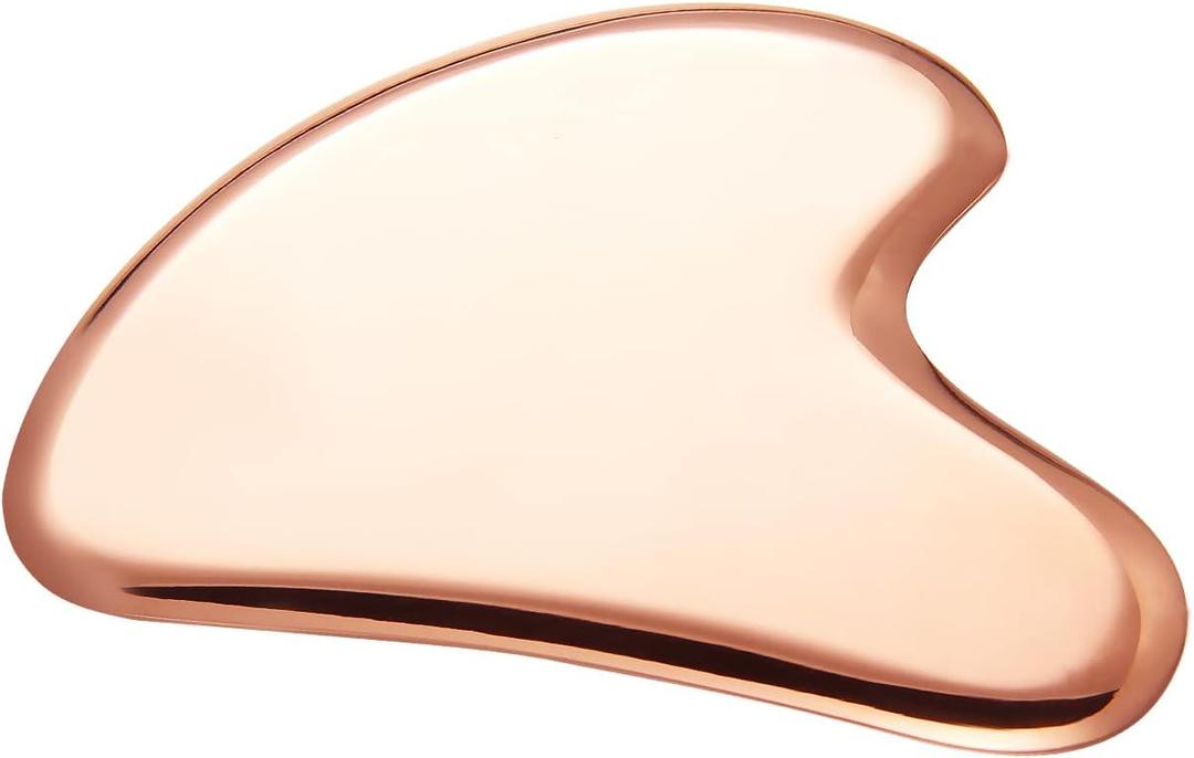 MagEnergy Gua Sha Tool Pure Copper Scraping Facial Massager Guasha Board for Neck and Face Special Gifts for Grandparents Parents Friends