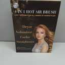 Natrial Hair Dryer Brush Blow Dryer Brush in One Hot Air Brush for Drying and Straightening, Volumizer Multi-Styler Smooth Curls for All Hair Types, Frizz-Free Blowout Brush for Salon Quality (Black& Rose Gold)