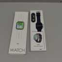 FITVII Health & Fitness Tracker (Answer/Make Calls), Smart Watch with 24/7 Heart Rate and Blood Pressure, Sleep Tracking, Blood Oxygen Monitor, 120+ Sport Modes Activity Tracker for Women Men (Black)