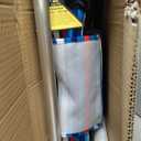 Tommy Bahama 5-Position Classic Lay Flat Folding Backpack Beach Chair, Aluminum, Red, White, and Blue Stripe, 23" X 25.25" X 31.5"