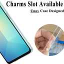 Unov Case Compatible with Galaxy XCover7 Pro 5G Clear with Design Soft TPU Shock Absorption Slim Embossed Pattern Protective Back Cover 6.6 inch (Flower Bouquet)