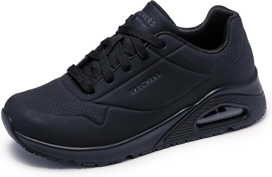 Skechers Women's Uno Slip-Resistant Food Service Shoe, 5.5 