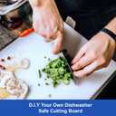Duco USA-Made HDPE Sheet 1/8 Inch Thick 24" x 36" - 1 Pack of White HDPE Plastic Cutting Board Plastic Sheet for Kitchen, Signs, Crafts, Shelf Board, and Dishwasher Friendly