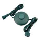 Goodsby 8 Lights Mode Power Cord 6 FT On/Off Foot Switch Compatible Replacement for Christmas X-Mas Tree Lights, Holiday Lighting, LED String Light Raintight 5/8 inch Connector Indoor (8 Lights Modes)