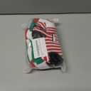 techcity 5 Pairs Boys Girls Christmas Socks Warm Fleece Stockings for Kids Funny Cute Christmas Gift for 1-12 Years Old (White Red Green Xmas)