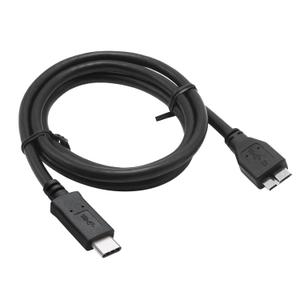 Micro B to USB C Hard Drive Cable, External Hard Drive Cord to USB C for Western Digital WD My Passport, Seagate, Toshiba Canvio, iPhone 15, PC, Mac, Samsung, LG, Moto, Pixel & Other USB-C Devices