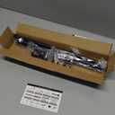 Curtain Rods for Windows 16 to 92 Inches, Curtain Rod Max Adjustable Length of 104 IN, 6/8" Diameter Drapery Rods Round Finials, Black, Pack of 1