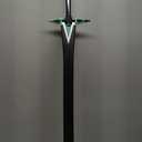 Fort Carbon Steel SAO Sword - Real Metal Handmade Cosplay Kirito Sword - Dark Repulsor/Black Elucidator/Blue Rose