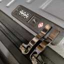 Travelhouse luggage,Hardside Large Travel Suitcase with Spinner Wheels, Multi-directional Spinner Wheels Uprigth Lightweight (Black Gray) 