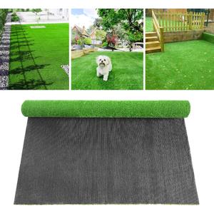 LVBAO Synthetic Artificial Grass Turf 3FTX10FT (30 Square FT) Reusable Dog Pee Pads Potty Training Rug Grass Pet Carpet for Outside Patio Garden Lawn Balcony Landscape Dog with Drainage Holes