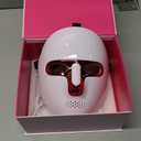 Red Light Therapy Mask & Neck  7-Color LED Face & Neck Light Therapy, Cordless & Rechargeable, Ergonomic Design, Portable Skincare Set for Anti-Aging, Skin Brightening, and Rejuvenation