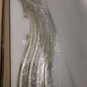 DORESshop 39in Battery Operated Wall Sconces Set of 2, Acrylic Gold