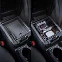 Carlimeki Center Console Organizer (3-piece set) for Tacoma 2016-2023 - for Tacoma Accessories