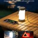 Glocusent 135 LED Ultra Bright Camping Lantern, Up to 200H, 5000mAh Camping Lights with 3 Colors & 5 Brightness, SOS, Max 1500LM, Rechargeable Lantern for Power Outages Camping Hiking Emergency