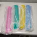 Mahjong Racks with Pushers4 Color Acrylic American Mahjong Tile Racks, Durable & Lightweight, Built-in Tile Pusher for Easy Play- Set of 4