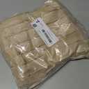 DecorUhome Cozy Faux Fur Throw Pillow Covers 18x18 Set of 2 Decorative Soft Plush Striped Modern Farmhouse Boho Couch Pillow Cases with Velvet Back for Sofa Bed Living Room, Khaki Brown