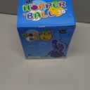 U&C Planet Hopper Ball 20 inches Bouncy Ball with Handle for Kids Age 5-9 Hoppity Hop Sit and Bounce Jumping Hopping Toy with Pump and Gift Box Great Gift for Birthday Christmas, Blue