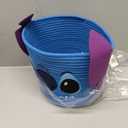 Idea Nuova Disney Stitch Figural Rope Storage Organizer Basket, 10" H x 10" W