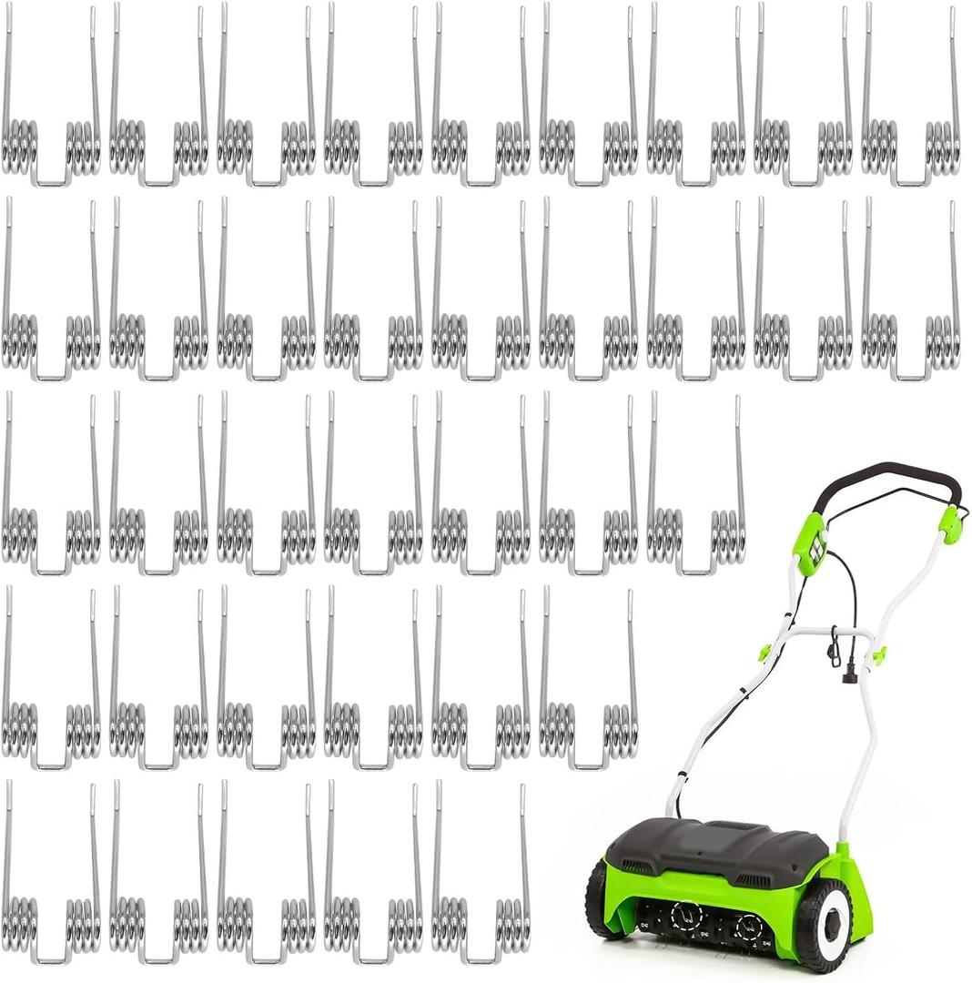 29272 Replacement Dethatcher/Scarifier Tines Compatible with Greenworks 27022 29272 2500600G 10 Amp 14" Corded Dethatcher Lawn Tractor Attachments (54)