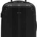 Kenneth Cole REACTION Out of Bounds Lightweight Hardshell 4-Wheel Spinner Luggage, Midnight Black, 20-Inch Carry On