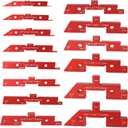 Table Setup Blocks for Woodworking, 14pcs Aluminum Alloy Precision Set up Bars, Precision Height, Depth, Angle & Fence Alignment Gauge Set - Router and Saw Accessories with Storage Case