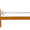 Temperature Sensor 0?~1300? Versatile Connector White K-Type Thermocouple Useful High Quality Ceramic Kiln Furnace Probe Muffle Furnace Oven