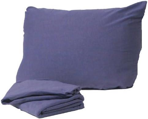 Cotton Jersey Knit Camp Sheet Set - Color Purple, COT Size 30" x 75"