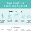 Posh Peanut Maternity Robe for Hospital Delivery - Soft Viscose from Bamboo Postpartum Robe for Women Nursing & Lounging (X-Large, Camo Cadet)