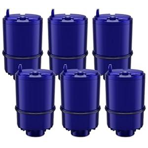 BOGDA Faucet Water Filter Replacement Fit for All P-ur, P-UR PLUS FM-2500V, FM-3700, RF3375, PFM400H PFM450S PFM150W PFM350V PUR-0A1 FM2500V FM-3700 Faucet Mount Filtration Systems, 6 Filters