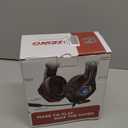 Ozeino Gaming Headset for PC, Ps4, Ps5, Xbox Headset with 7.1 Surround Sound, Gaming Headphones with Noise Cancelling Mic RGB Light Over Ear Headphones for Xbox Series X/S, Switch -Red