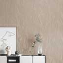 Gold Khaki Wood Peel and Stick Wallpaper Stripe, 20.8" x 118" (53cm x300cm), Removable, Self-Adhesive, 3D, Modern, Rustic, Industrial, Bathroom, Bedroom, Decorating