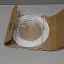 NICOR Lighting 6 inch White Recessed Shower Trim with Glass Fresnel Lens (17502)