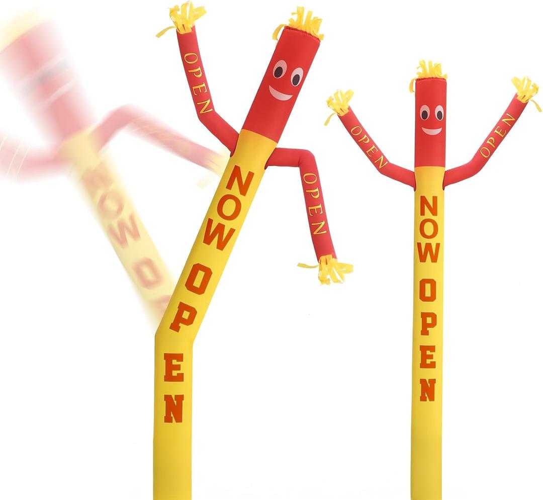 20ft Now Open Air Tube Dancer Inflatable Waving Tube Man - Eye-Catching Replacement Wacky Waving Dancing Guy Perfect for Any Events, Dancer ONLY - Excludes Air Blower